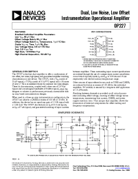 Datasheet OP227EY manufacturer Analog Devices